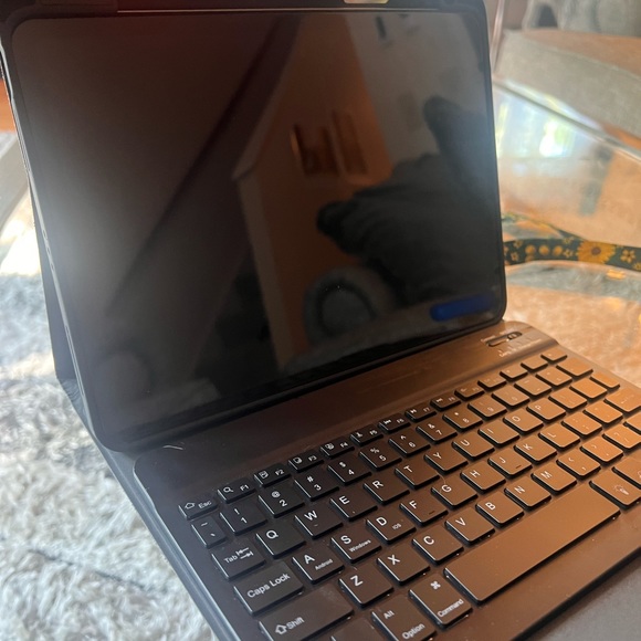 iPad with Case, Keyboard and Screen Protector